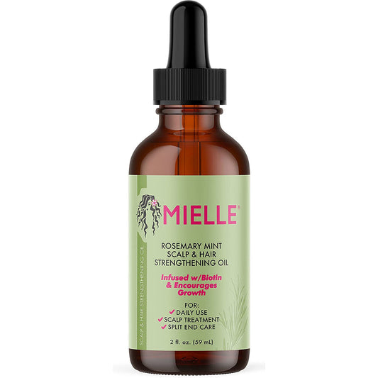 Brand New Mielle Organics Rosemary Mint Scalp Hair Strengthening Oil With Biotin