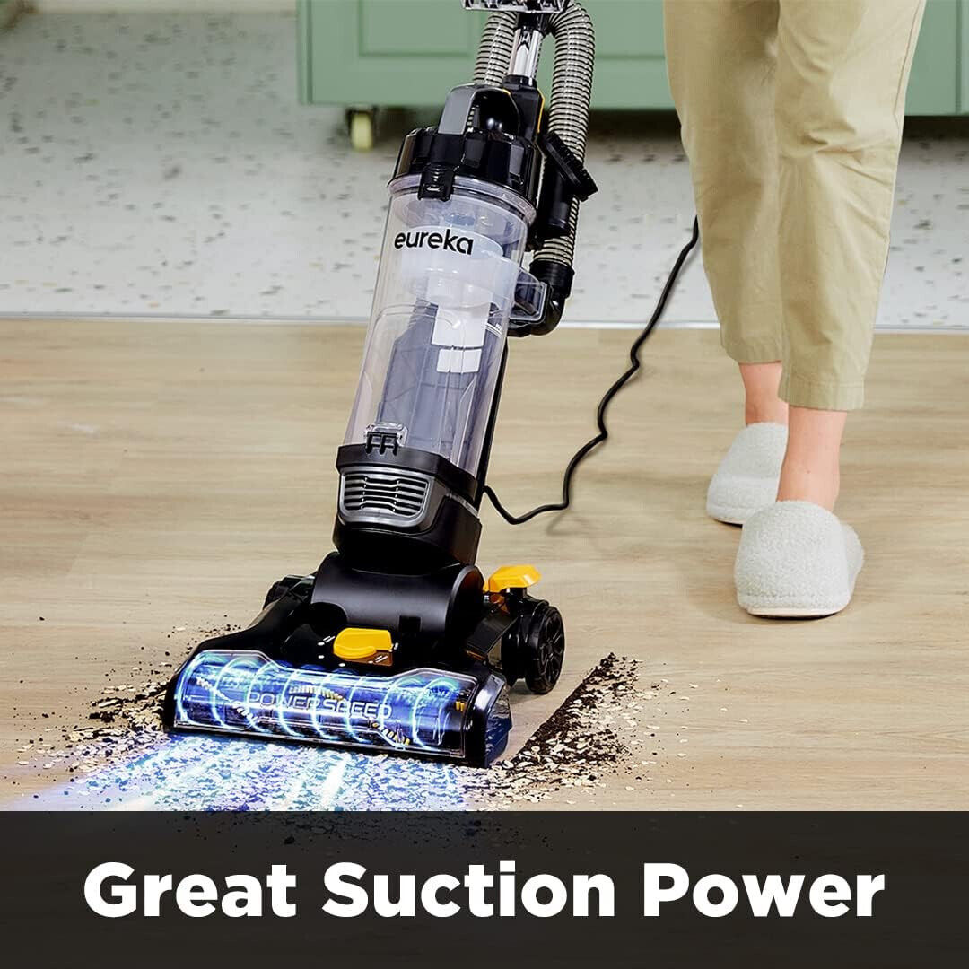 EUREKA PowerSpeed Lightweight PET Carpet Floor Powerful Upright Vacuum Cleaner