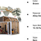 EZBUILDER 50 Structurally Stronger Truss Design Easy Shed Kit Builds 6in–14in
