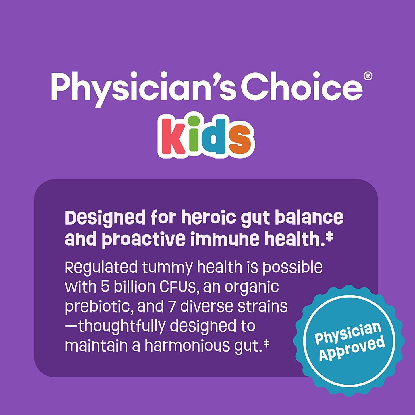 Probiotics for Kids 7 Diverse Strains Organic Prebiotics Vitamins & Minerals