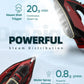 Cordless Iron with Steam with 11.84ozs Water Tank, Anti Drip Iron Cordless