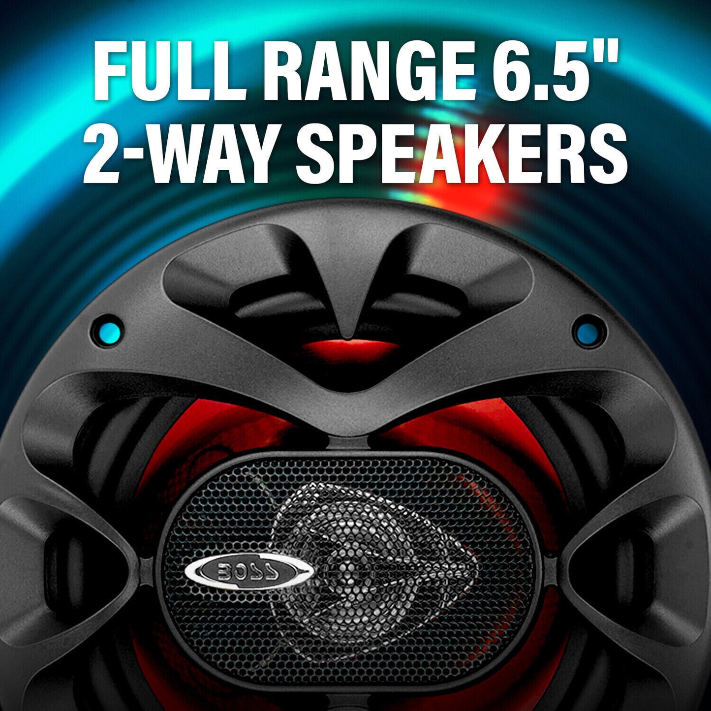 BOSS Audio System CH6520 Car Black Speakers - 250 Watts 125 Watts Each, 6.5 INCH