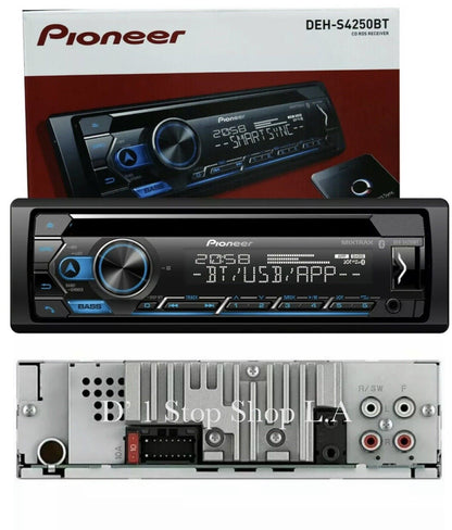 Pioneer DEH-S4250BT CD- en Digitale Mediaspeler met Dubbele Bluetooth – NUUT