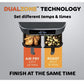 Ninja Dualzone Air Fryer Foodi 6-in-1 8 Quart, with 2 Crisper Plates, 2 Baskets