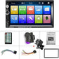 7" Double Din Car Stereo Audio Bluetooth MP5 Player USB FM Multimedia Radio+4LED