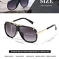 Sunglasses Men Women Unisex  Goggle Alloy Big Frame Metal Punk Style Shield
