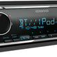 Kenwood K MMBT328 In-Dash Single DIN AUX USB Bluetooth Digital Media Receiver