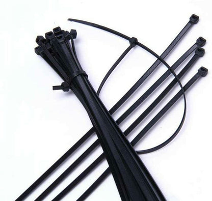 Selfsluitende Kabelbinders, 500 Pakke 4+6+8+10+12-duim Breedte 0.16duim Nylon Kabel