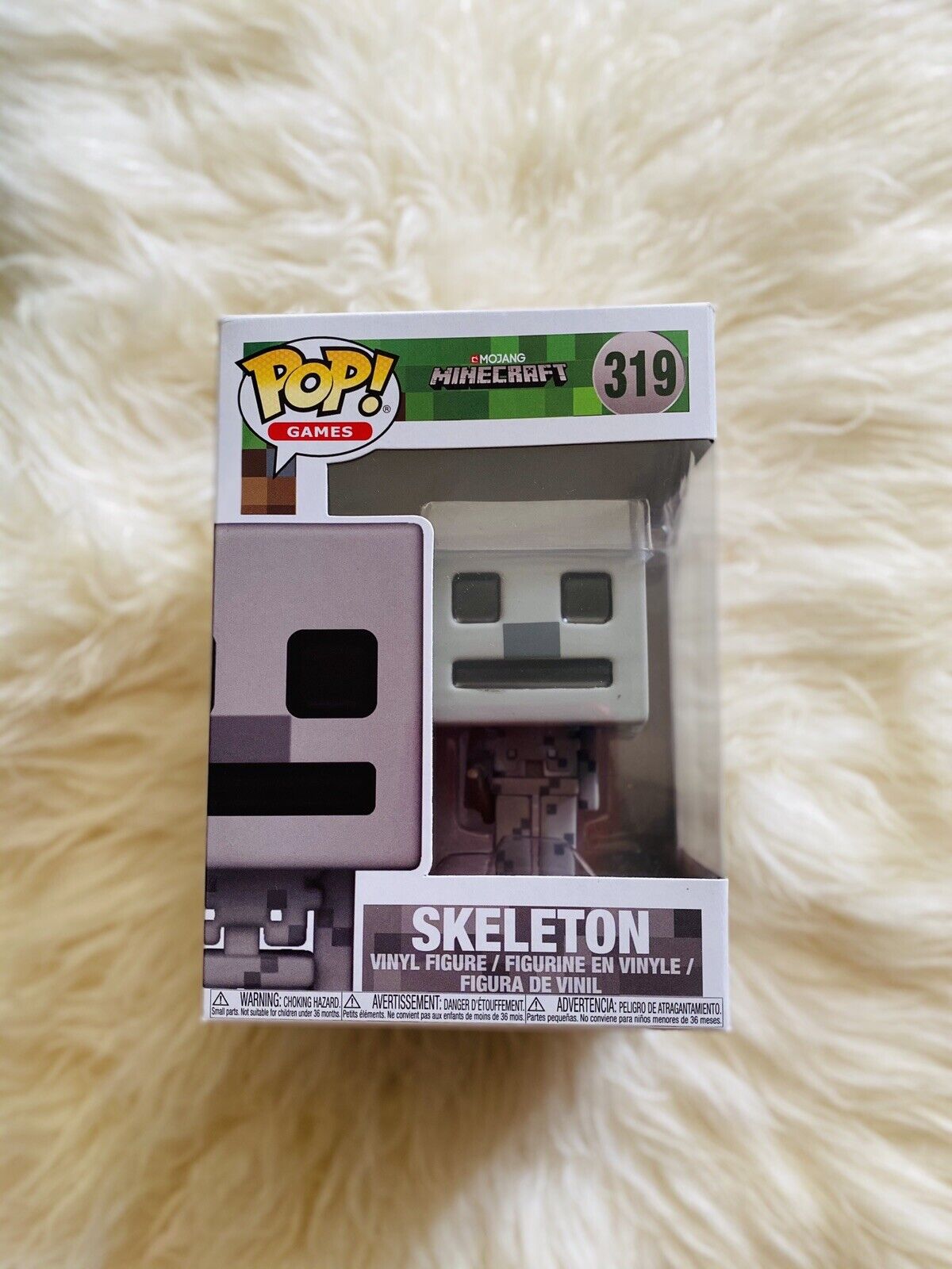 FUNKO POP! Games: Minecraft - SKELETON(319) Collectible Figure - NEW