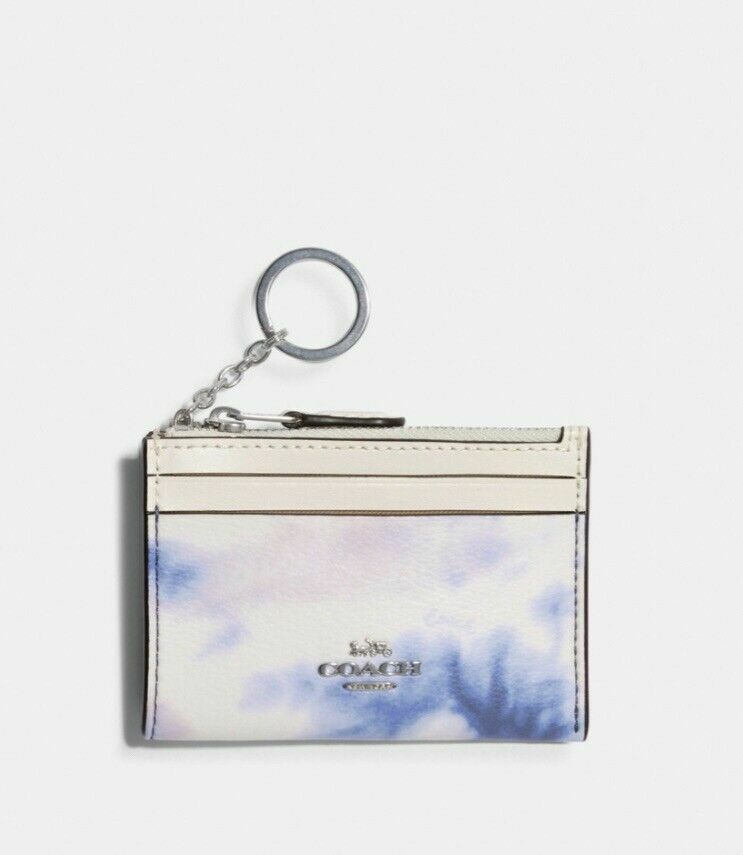 COACH MINI SKINNY ID WALLET CASE TIE DYE PRINT LIMITED EDITION  NEW WITH TAG
