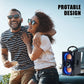 Bluetooth Speaker, Portable Wireless Speakers with Lights  2 Subwoofer FM I NEW