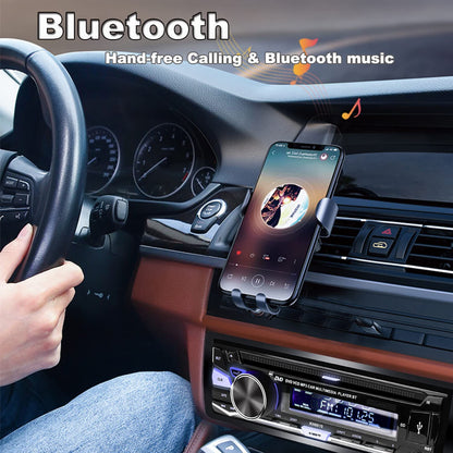 Enkel-Din Kar-Oudio CD/DVD Speler Bluetooth FM/AM/RDS Radio USB SD AUX Ontvanger