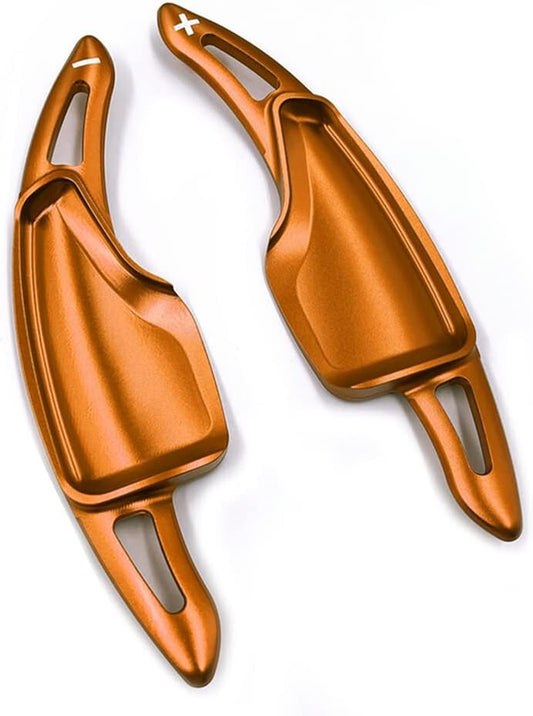14-20 C7 Corvette Camaro ORANGE Steering Wheel Paddle Shifter Extensions Chevy