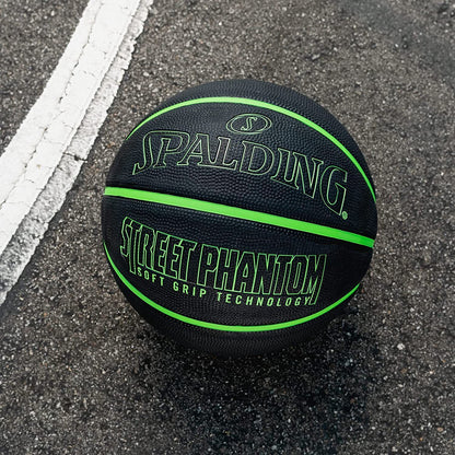 SPALDING Straat NEON GROEN PHANTOM Binne Buite Basketbal Grootte 29.5" I NUUT