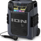 ION Block Rocker XL - Portable Bluetooth Outdoor Party Karaoke Speaker 220 Watts