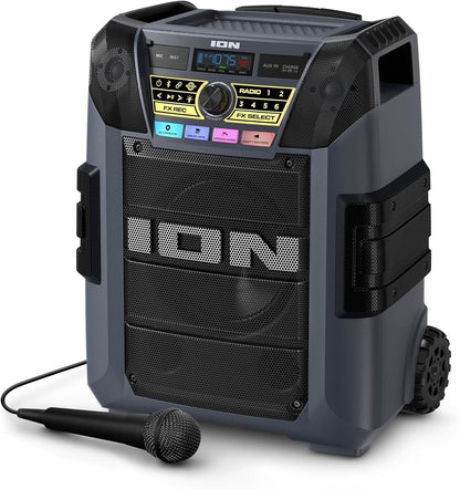ION Block Rocker XL - Draagbare Bluetooth Buitelug Partytjie Karaoke Luidspreker 220 Watt