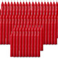 NEW 100 PCS  Red Candles 4 inch X 1/2 inch Diameter 1.5 Hour Burn Time.Unscented