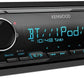 Kenwood K MMBT328 In-Dash Single DIN AUX USB Bluetooth Digital Media Receiver