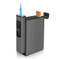 Cigarette Case with Smell Proof Lighter King Size Cigarettes Holder