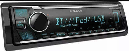 Kenwood KMM-BT306 Digitale Media Ontvanger met Bluetooth Kar Oudio Stereo GEEN CD