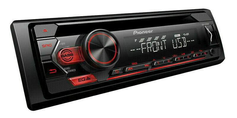 Pioneer DEH-S1200UB Single 1-DIN CD MP3 Player Android MIXTRAX USB AUX STEREO