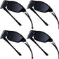 4 Pairs Unisex Polarized Sunglasses UV Protection Sports Driving Glasses Sports
