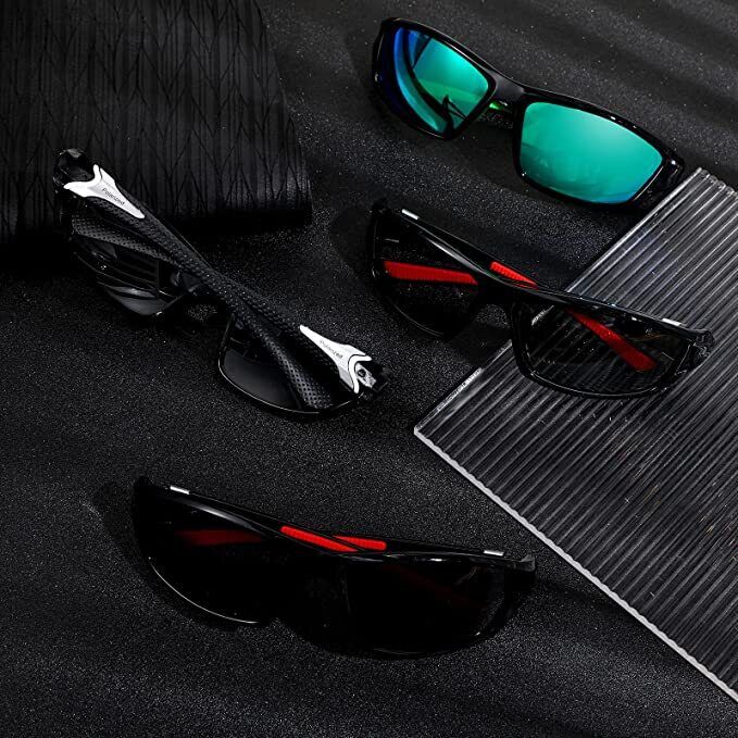 4 Pairs Unisex Polarized Sunglasses UV Protection Sports Driving Glasses Sports