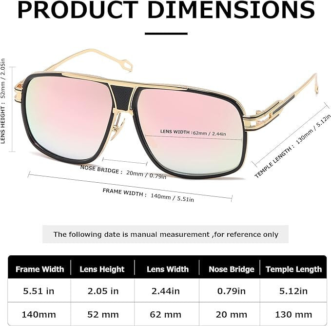 Sunglasses Men Women Unisex  Goggle Alloy Big Frame Metal Punk Style Shield