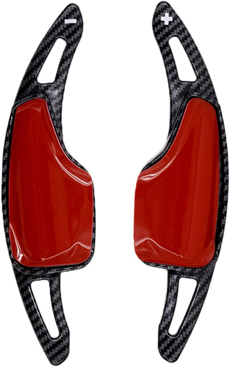 14-20 C7 Corvette Camaro Red Steering Wheel Paddle Shifter ExtensionsFor Chevy
