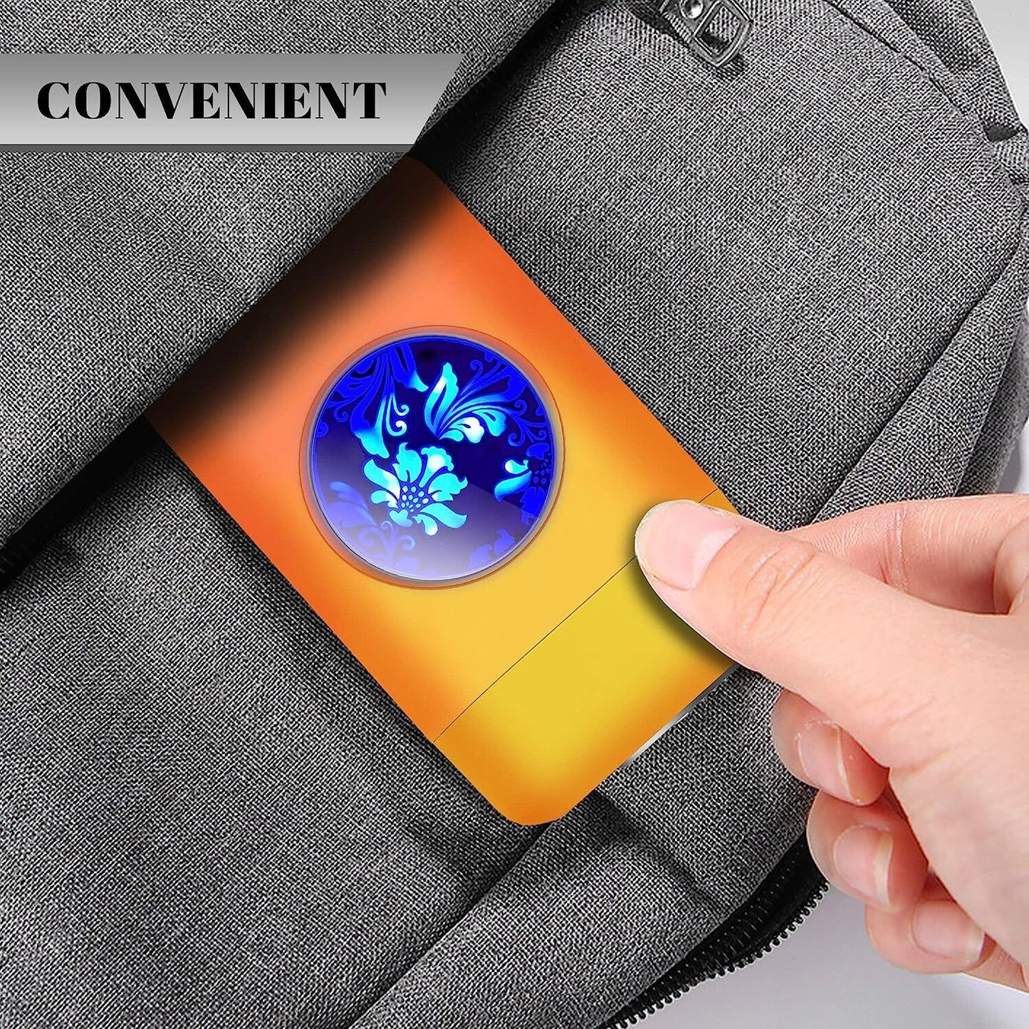 Cigarette Case with Smell Proof Lighter King Size Cigarettes Holder