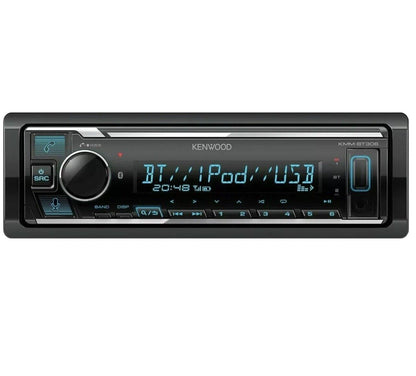 Kenwood KMM-BT306 Digitale Media Ontvanger met Bluetooth Kar Oudio Stereo GEEN CD