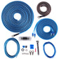 NEW SKAR AUDIO 4 GAUGE 1,200 WATT CCA AMPLIFIER WIRING KIT W RCA (SKAR4ANL-CCA)