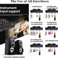 Condenser Microphone Bundle, ALPOWL BM-800 Mic Kit with Live Sound Card