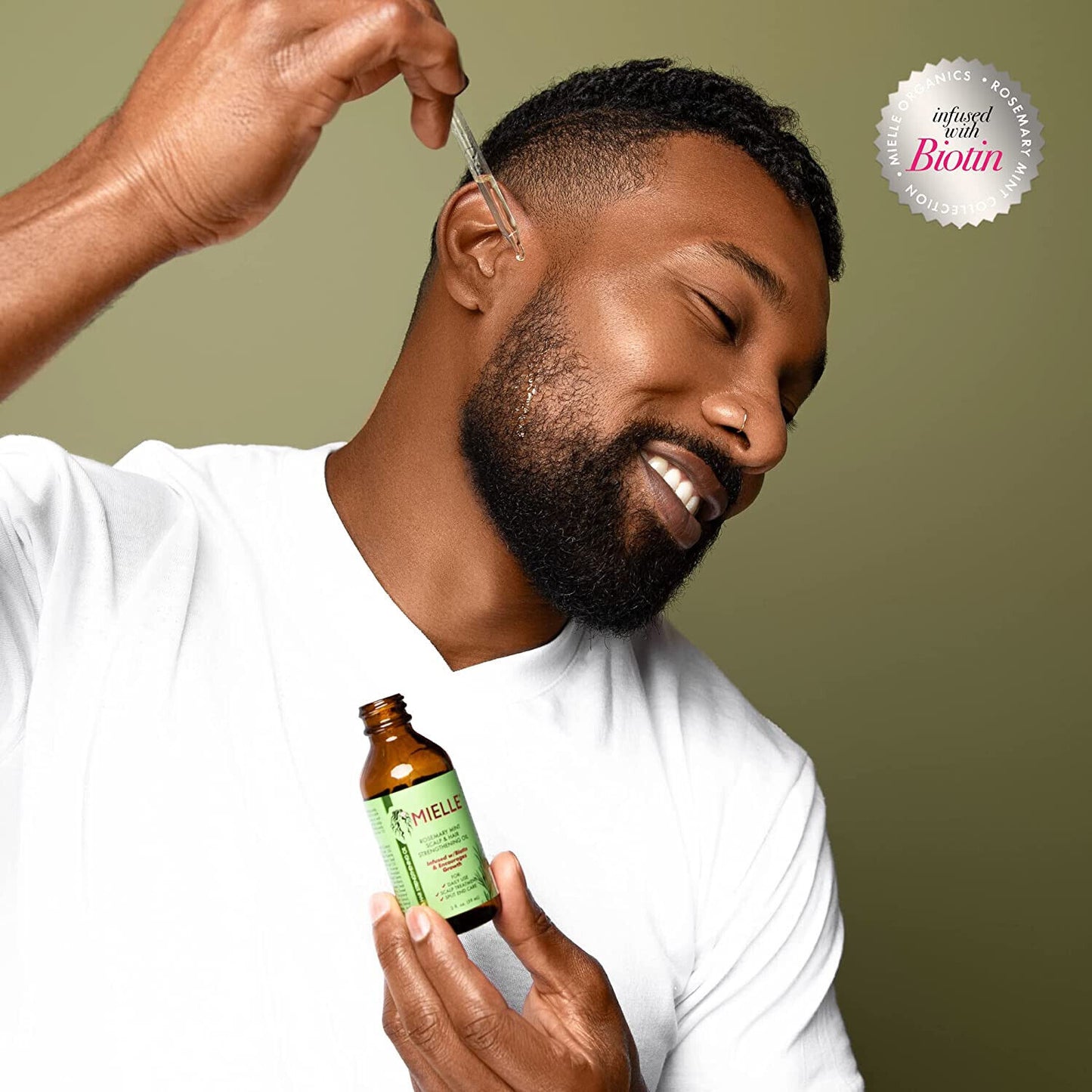 Brand New Mielle Organics Rosemary Mint Scalp Hair Strengthening Oil With Biotin
