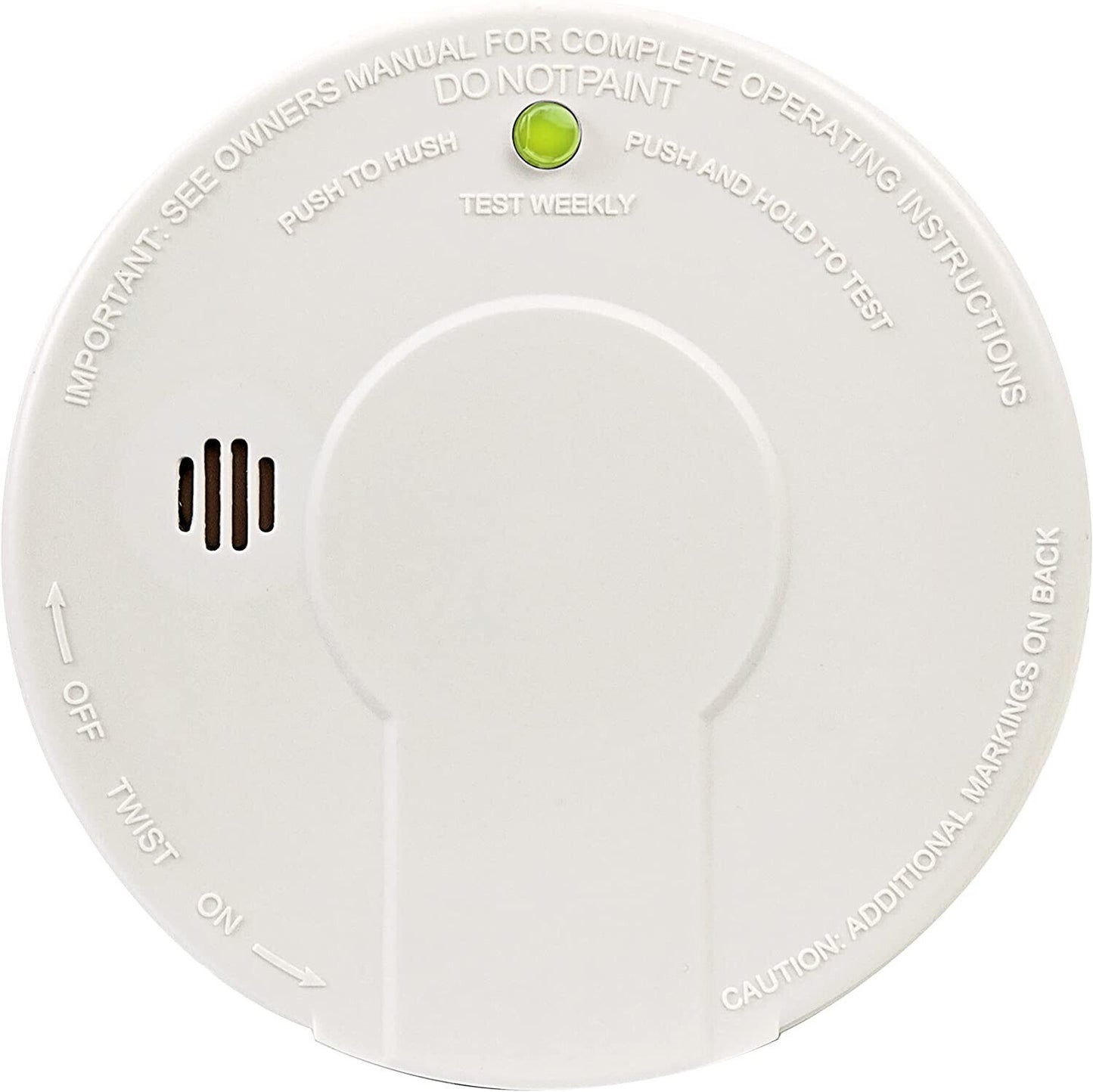 Kidde Smoke Detector, Battery Powered with Test Button Carbon Monoxide Detector