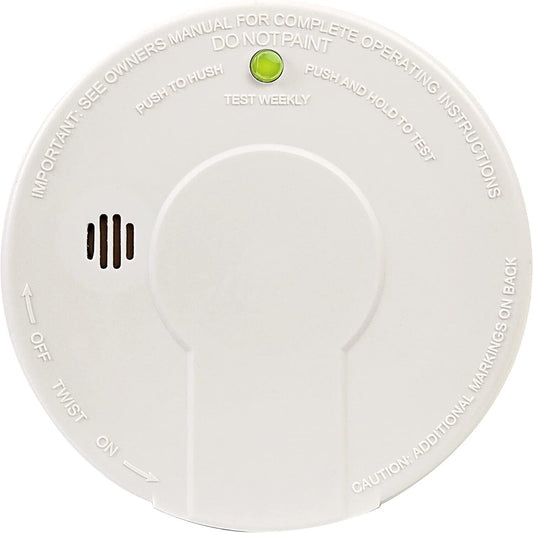 Kidde Smoke Detector, Battery Powered with Test Button Carbon Monoxide Detector