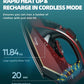 Cordless Iron with Steam with 11.84ozs Water Tank, Anti Drip Iron Cordless