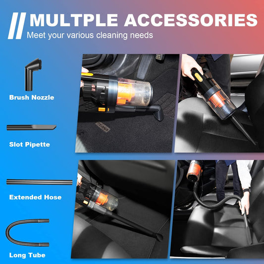 Modern Handheld Cleaning Vacuum Portable Car Cleaner High Power 150W/7500Pa,