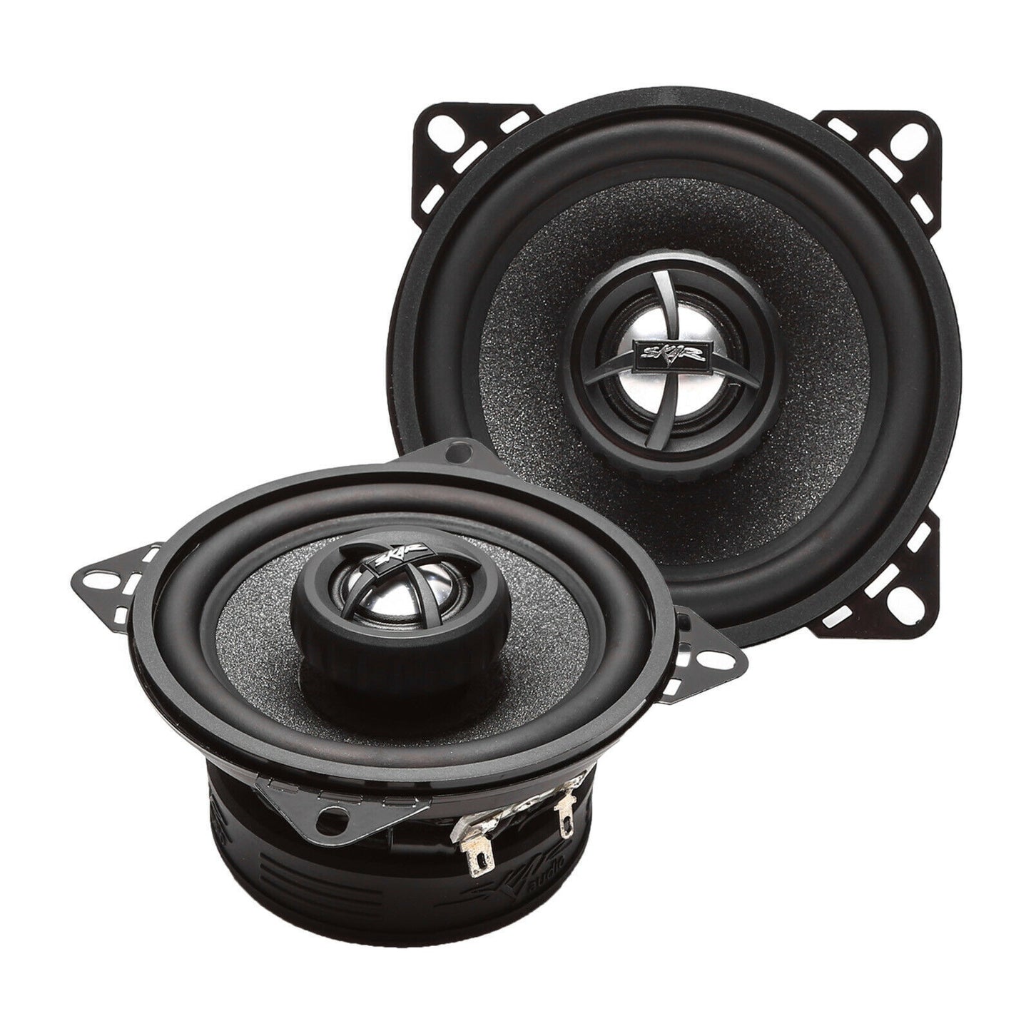 SKAR AUDIO RPX4 120 WATT 4-INCH 2 WAY COAXIAL CAR SPEAKERS - PAIR  NEW