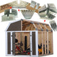 EZBUILDER 50 Structurally Stronger Truss Design Easy Shed Kit Builds 6in–14in