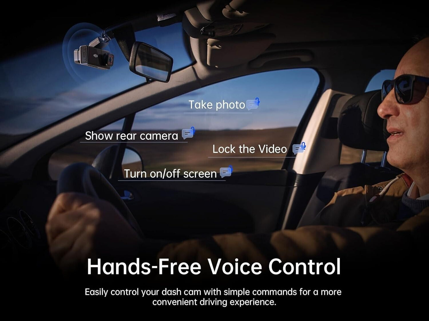 Pelsee Dash Cam and Rear View Camera | Complete Vehicle Surveillance Solution