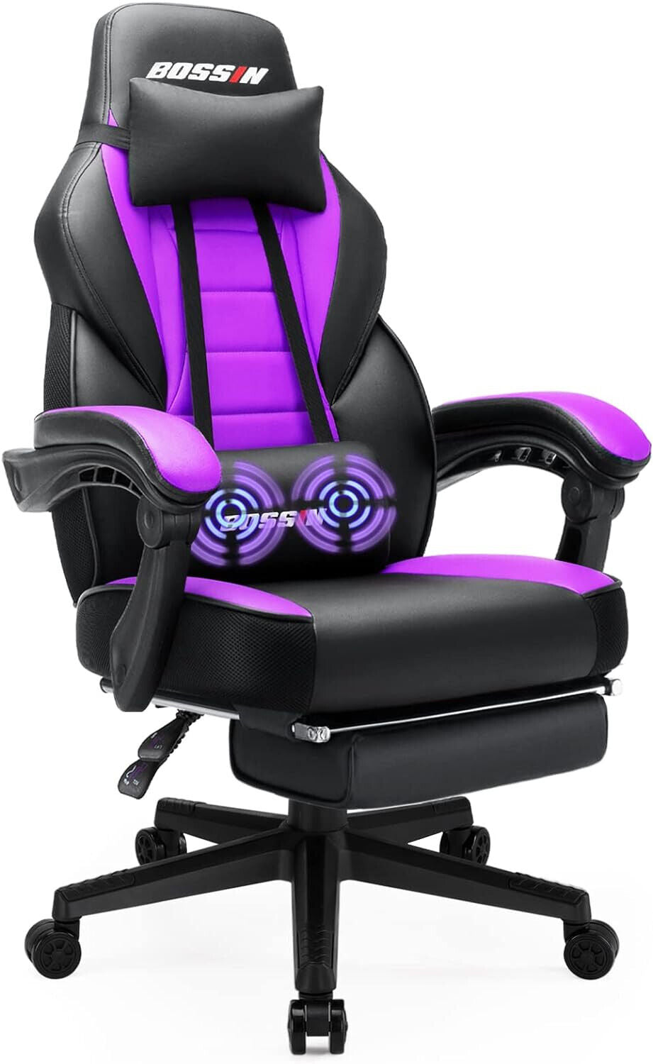 Big and Tall Gaming Chairs for Adults Ergonomic Video Game Chairs with footrest