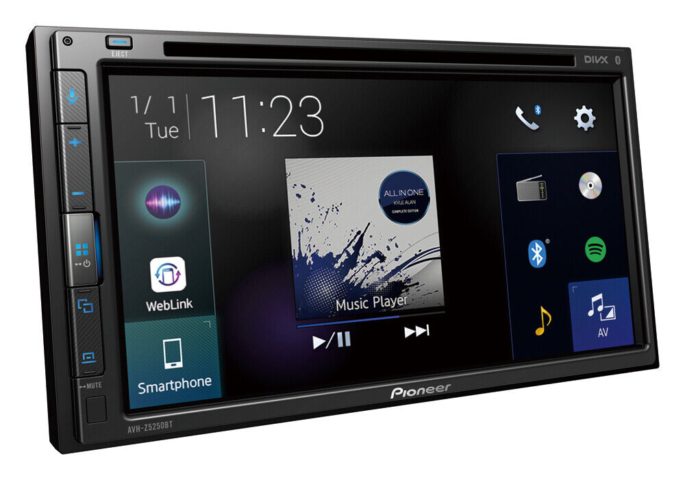 PIONEER 6.8" MULTIMEDIA DVD APPLE CARPLAY ANDROID AUTO BLUETOOTH STEREO RECEIVER