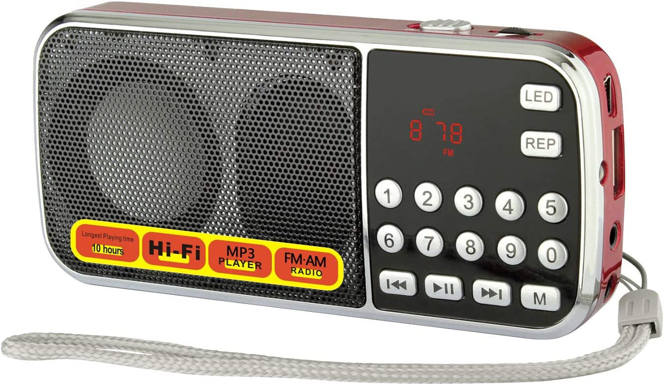 Portable Mini USB FM Radio Speaker Music Player Micro SD/TF Card for PC iPod Pho