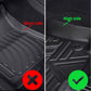Floor Mats Compatible with Chevrolet Camaro 2016-2024 All Models BLACK Premium