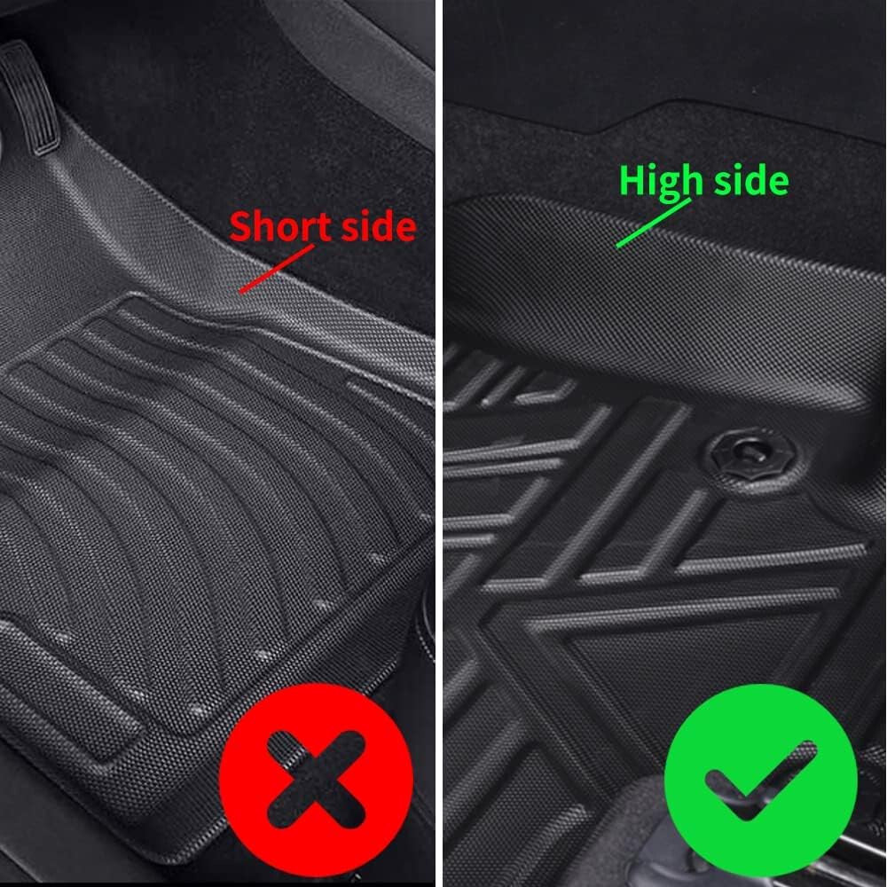 Floor Mats Compatible with Chevrolet Camaro 2016-2024 All Models BLACK Premium