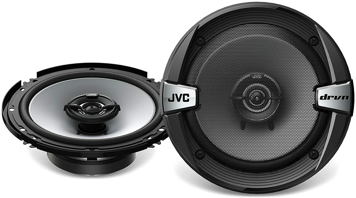 JVC CS-DR162 DRVN Series 6.5 Inch 2-Way 300 Wats Car Speakers Coaxial - Set of 2