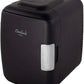 Mini Fridge for Car, Travel Office Desk & Dorm Room 4L Can Electric Plug  WHITE