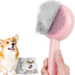 Pet Grooming Brush for Cats, Self Cleaning Cats Hair Brush with Release Button