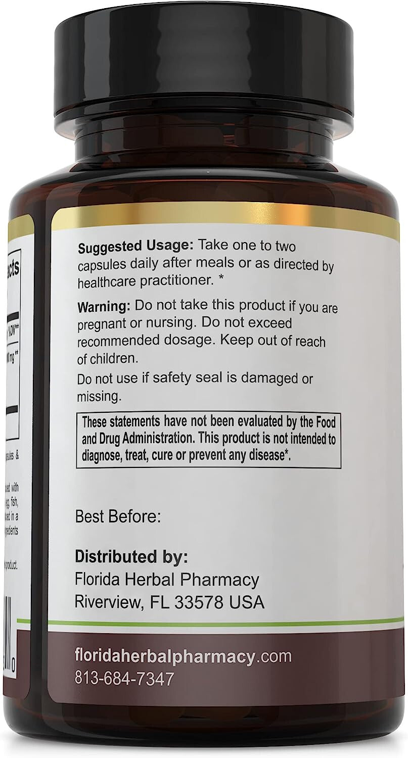 Chia Seed Extract Capsules 10:1 (120 Capsules) 500 mg per Capsule, 1000 mg Serv